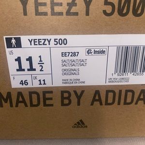 Yeezy 500 Salt size 11.5